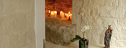 natural stone walls